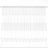 Kranzusch Jacquard Cafe Curtain 60x25 cm White view 1
