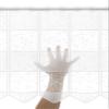 Kranzusch Jacquard Cafe Curtain 60x25 cm White view 2