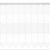 Kranzusch Jacquard Cafe Curtain 60x25 cm White view 3