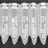 Kranzusch Geometric Short Curtain 30x35 cm White view 1