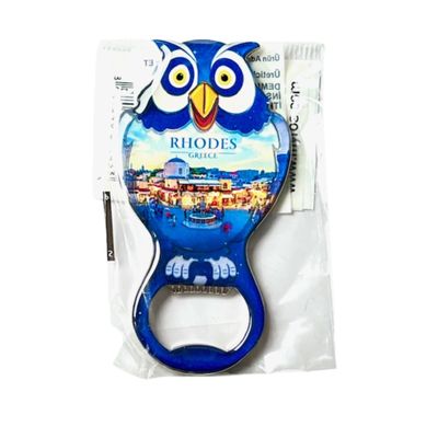 Magnetic Bottle Opener - Travel Souvenir (RHODOS 2)