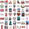 Alethron London Stickers, 100 Pack view 3