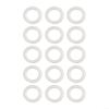 Plastic Crochet Rings for Handbags and Craft Projects, Multiple Sizes for Various DIY Applications (22.2 mm) view 1