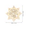 NUOBESTY 20-Piece Wooden Christmas Tree Ornaments view 2
