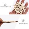 NUOBESTY 20-Piece Wooden Christmas Tree Ornaments view 3