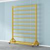 Mobile Fabric Roll Holder with Adjustable Hanging Bar view 1