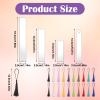 Nogeqi 4-Piece Acrylic Bookmark Molds with 20 Tassels view 2