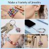 50 European Beads, 7mm Rhinestone Beads with Large Hole view 3