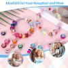 50 European Beads, 7mm Rhinestone Beads with Large Hole view 4