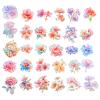 Nogeqi 30 Pack Transparent Flower Stickers view 1