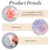 Nogeqi 30 Pack Transparent Flower Stickers view 3