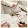 Nogeqi 30 Pack Transparent Flower Stickers view 4