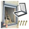 Skylight Cover with Manual Ventilation for Attics, Sunrooms, and Garages view 1