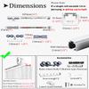 Sliding Door Kit with Soft Closing for Cabinet and Wardrobe Doors view 4