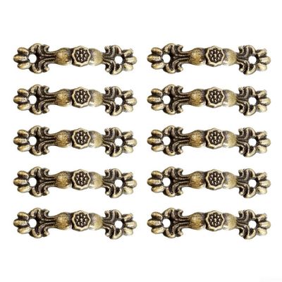 Decorative Zinc Alloy Drawer Handles - Antique Style, Set of 10