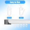 Skrfren 100 Pack Plastic Curtain Hooks view 4