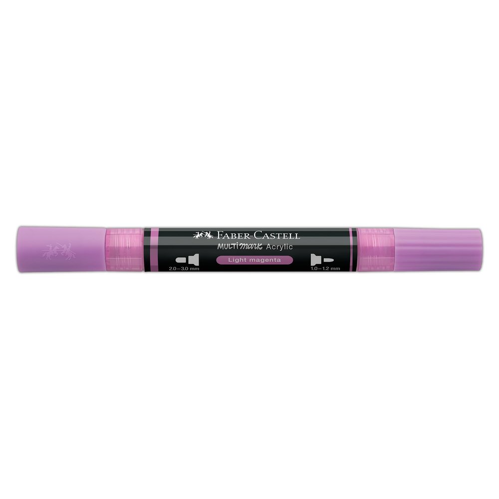 Faber-Castell Multimark Acrylic Dual Marker Color 119, Light Magenta