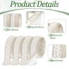 DOPENPSI 4 Rolls 2cm Self-Adhesive Rhinestone Ribbon view 3