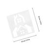 Hemobllo 7-Piece DIY Letter Stencil Set view 2