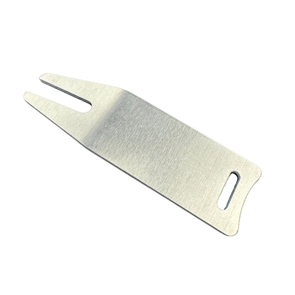 Greabuy Curved Golf Pitchfork Tool, Green, Aluminum Alloy, Ball Picker