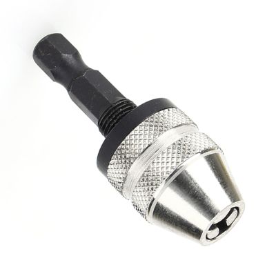 FTVOGUE Keyless Drill Chuck, 1/4-Inch Hex Shank Adapter