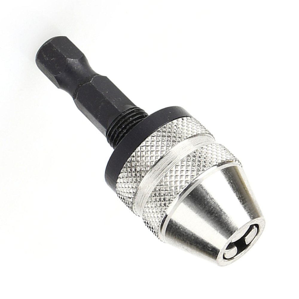 FTVOGUE Keyless Drill Chuck, 1/4-Inch Hex Shank Adapter