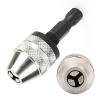 FTVOGUE Keyless Drill Chuck, 1/4-Inch Hex Shank Adapter view 2