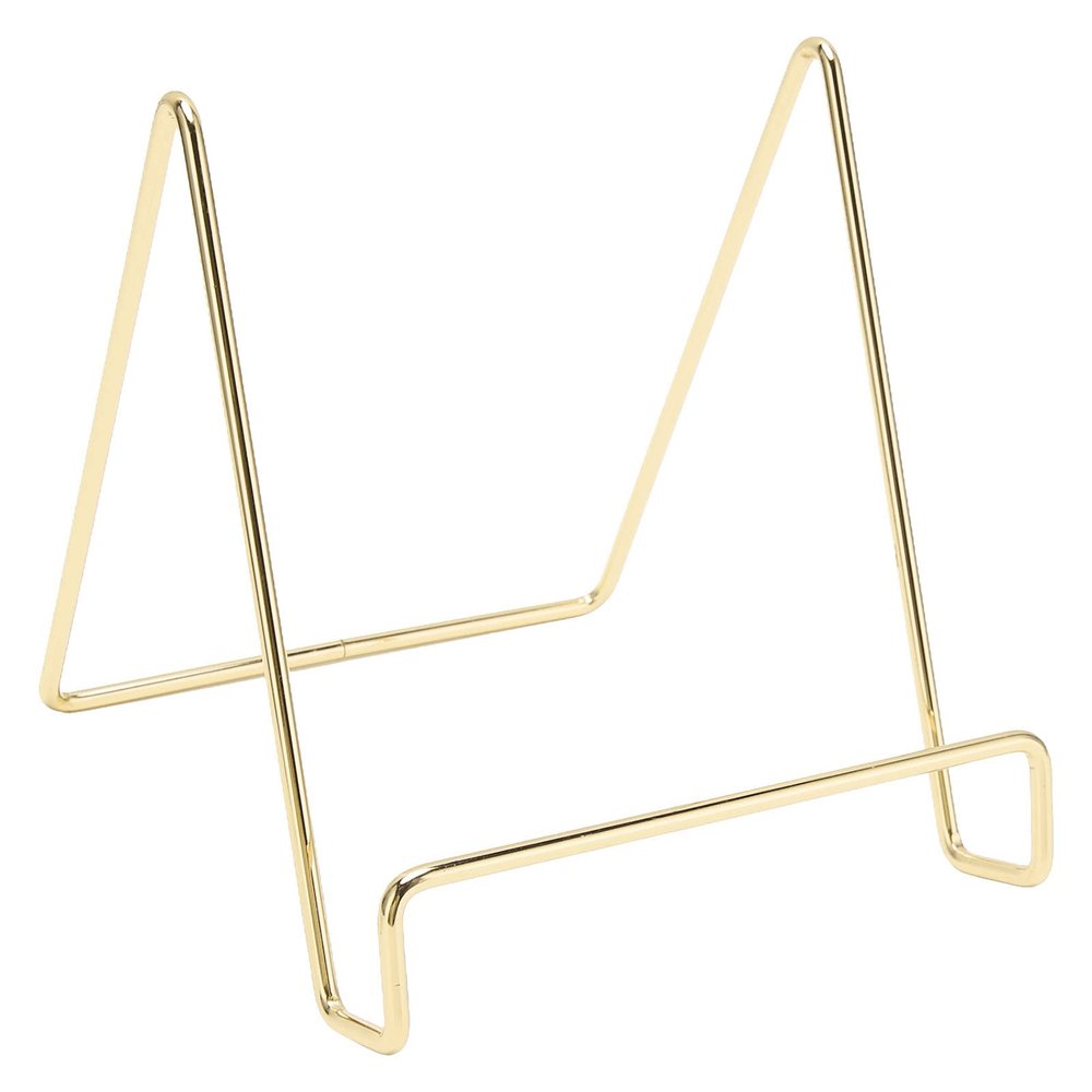 Yinhing Metal Plate Stand - Elegant Gold