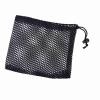 Xyntor Golf Ball Bag | Black Nylon Mesh Drawstring Bag for Storage and Transport | 3 Sizes for 10–50 Balls view 4