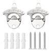 Cast Iron Wall-Mounted Bottle Openers, 2 Pack, Vintage Style view 1