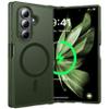 FNDMIL Magnetic MagSafe Silicone Case for Samsung Galaxy Z Fold 7, Dark Green view 1