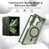 FNDMIL Magnetic MagSafe Silicone Case for Samsung Galaxy Z Fold 7, Dark Green view 2