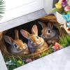 xueneige Easter Doormat, Spring 3D Optical Illusion Rug view 1