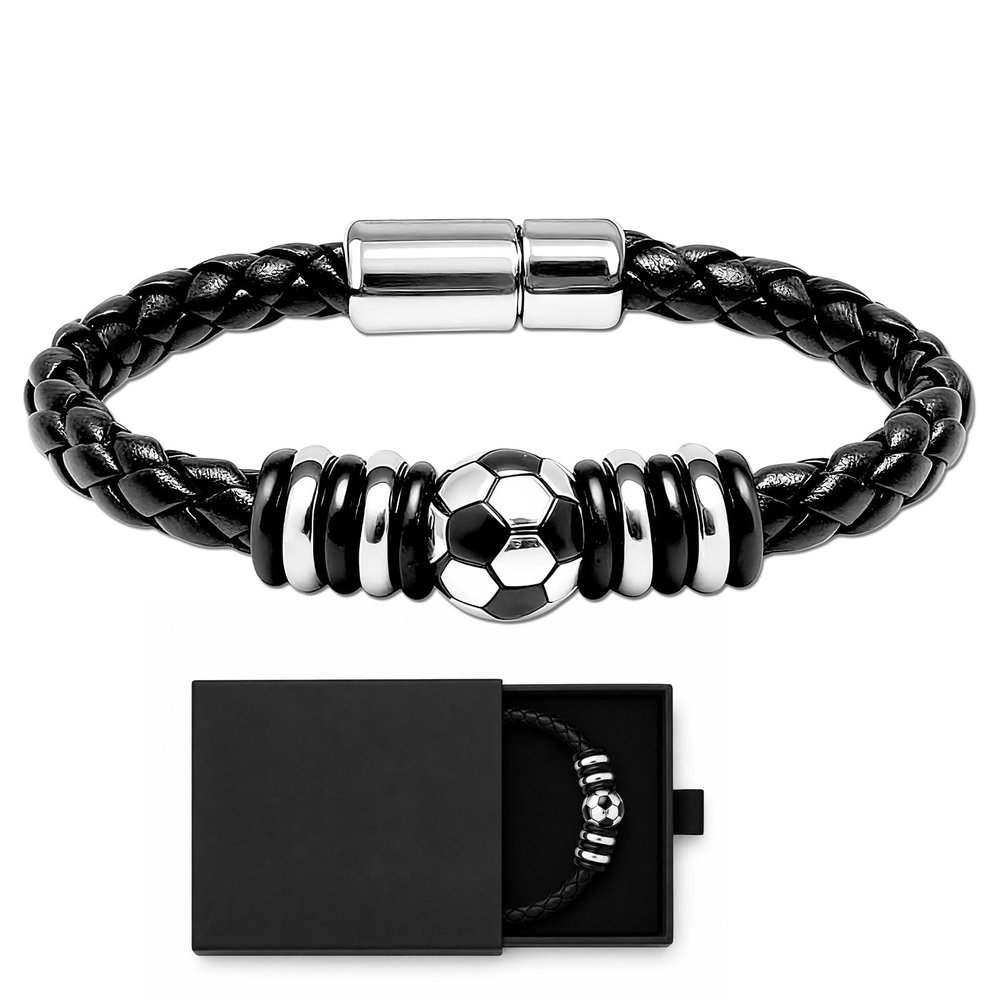 Soccer Gifts for Boys - Soccer Bracelet with Gift Box