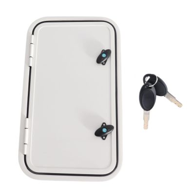 Pongnas Durable 700 x 400 mm Large Marine Access Hatch for RVs and Boats, Storage Compartment with Secure Lock and Sleek Design