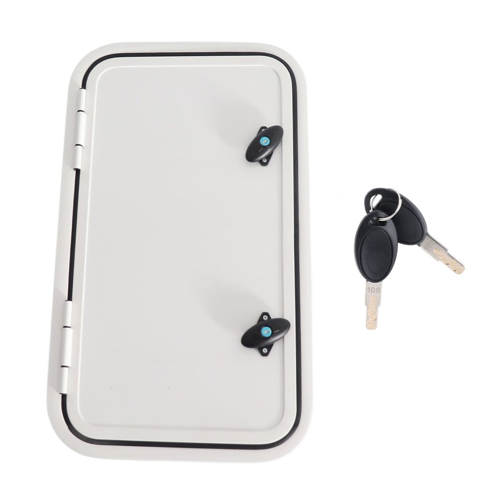 Pongnas Durable 700 x 400 mm Large Marine Access Hatch for RVs and Boats, Storage Compartment with Secure Lock and Sleek Design