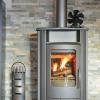 Bestseller Wood Stove Fan, Efficient Heat-Powered Aluminum Thermo Fan for Fireplaces and Wood Stoves, Overheat Protection, Portable for Home Use view 2