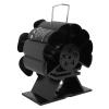 Bestseller Wood Stove Fan, Efficient Heat-Powered Aluminum Thermo Fan for Fireplaces and Wood Stoves, Overheat Protection, Portable for Home Use view 3