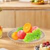 Doiyislem Clear Snack Plate, Round Fruit Tray view 3
