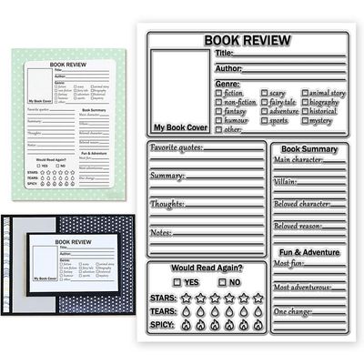 CONCHLERY Dragon and Book Clear Stamps