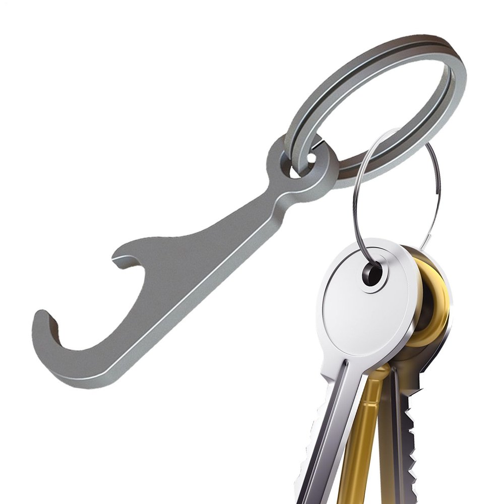 Titanium Alloy Keychain Bottle Opener