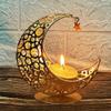 Half Moon Candle Holder with Star view 1
