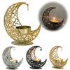 Half Moon Candle Holder with Star view 2