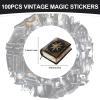 Radiella 100 Pcs Black Magic Witch Stickers view 2