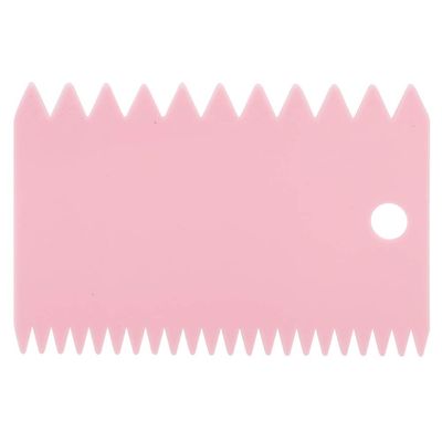 RhineCart Basics Cream Scraper Set, Flexible Baking Scrapers for Oven and Refrigerator, Perfect for Family Baking, Pink/Yellow/Blue, 3-Piece