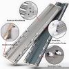 Quiet Double Curtain Track for Ceiling Mounting, Aluminum, 14.44 ft/440 cm view 2