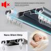 Quiet Double Curtain Track for Ceiling Mounting, Aluminum, 14.44 ft/440 cm view 3