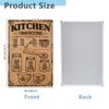 SUPERDANT Kitchen Conversion Metal Sign 20x30cm view 2