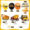 Excavator Birthday Decoration Set for 3-Year-Old Boys view 3