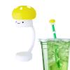 Mushroom-Shaped Silicone Straw Covers view 1